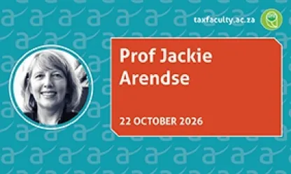 Monthly SARS Update with Prof Jackie Arendse - October 2026