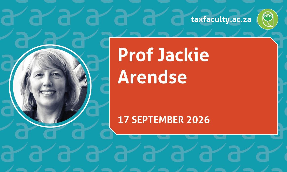 Monthly SARS Update with Prof Jackie Arendse - September 2026