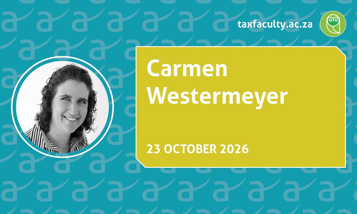 TaxCafe with Carmen Westermeyer: A Discussion Forum Resolving Practitioner Issues In Tax Practice - October 2026