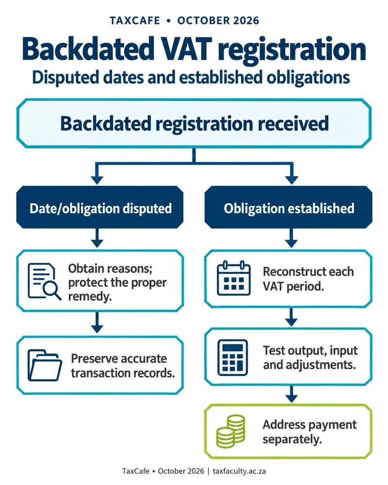 Reconstructing liability after backdated VAT registration - decision path